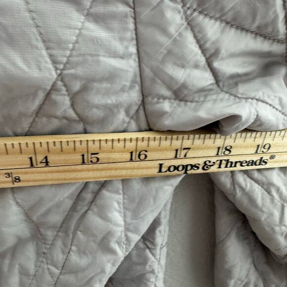 Patagonia Nano Puff Jacket Women’s Small Silver Gray Quilted Insulated - Picture 6 of 11